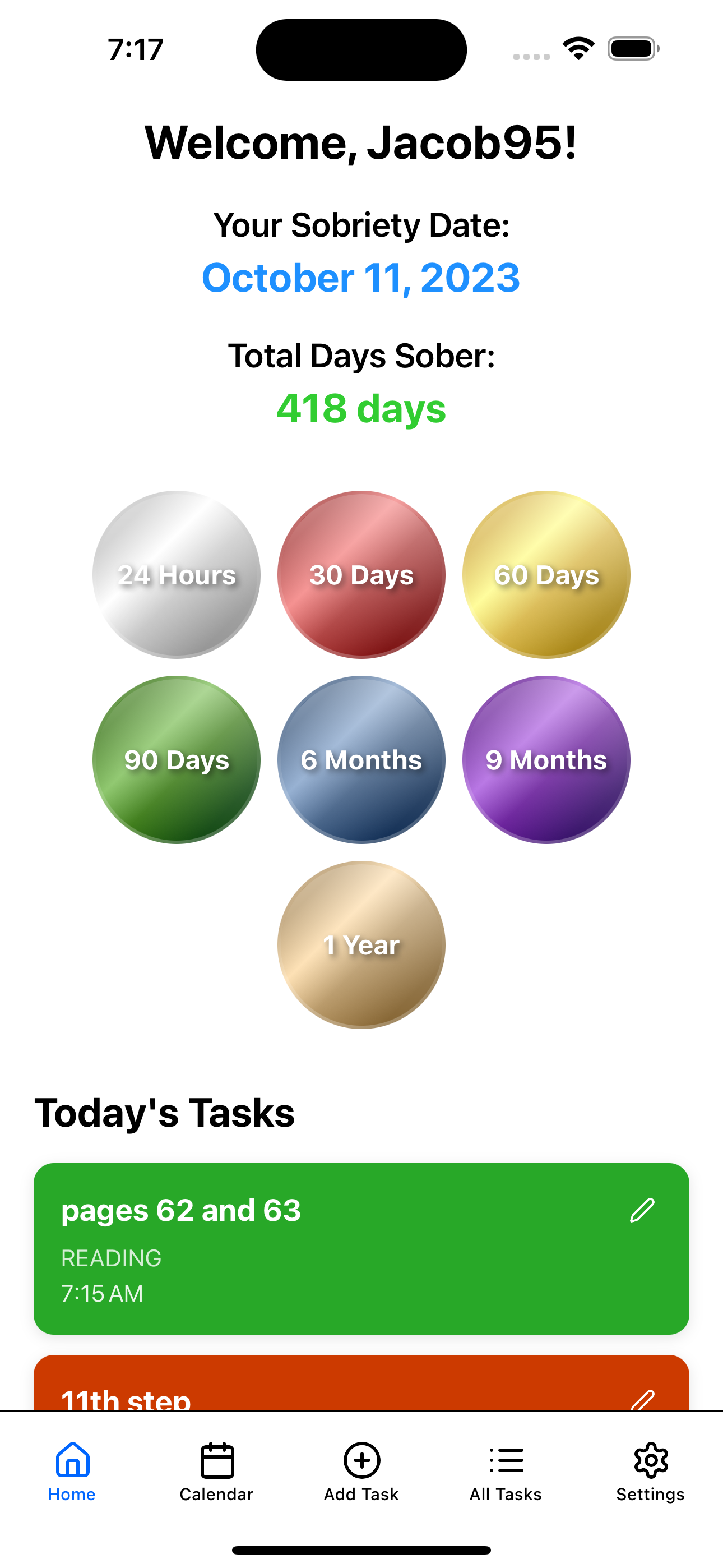 MYF App Screenshot